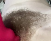Squirting, Squelching, Noisy Hairy Pussy