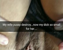 After BBC cock, im too small for my wife pussy - Milky Mari